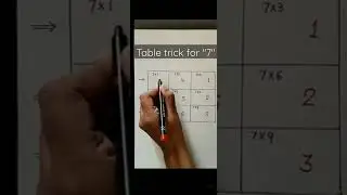 Table tricks for 7