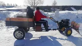 Ну вот и первые шаги мото блока