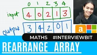 Rearrange Array so that Arr[i] becomes Arr[Arr[i]] with O(1) extra space 