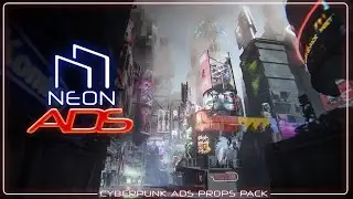 Neon Ads Trailer [ Game Props Pack ]