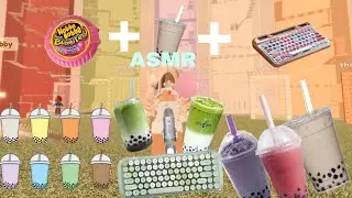keyboard asmr + gum chewing