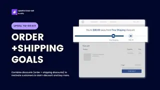 How to combine discounts (order discount and shipping discount) in Shopify store?