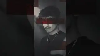 Red Line Creative Portrait Idea 