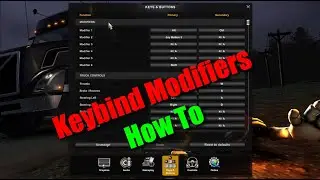 Keybind Modifiers American Truck & Euro Truck Simulator 2 V1.49
