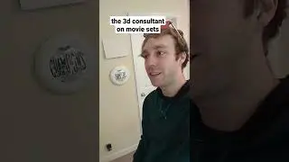3d guy on the movie set #shorts #funny #skit