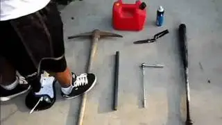 Destroying Sh*t On my Private Property