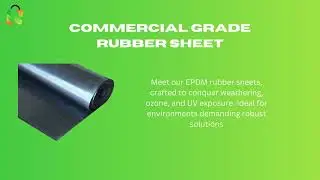 Weather the Storm: EPDM Rubber Sheets for Unrivaled Outdoor Performance!