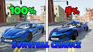Realistic Survival Chance Crashes | BeamNG.drive