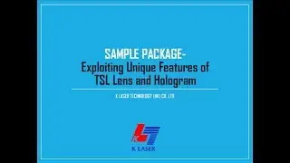 Sample Concept VOL.1 |  Exploiting unique features of TSL Lens and Hologram
