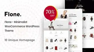 Flone – Minimal WooCommerce WordPress Theme | Themeforest Website Templates and Themes