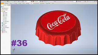 Tutorial Autodesk Inventor Tapa de Botella y Calcomanía