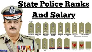 State Police Rank And Salary। How To Recognize The Ranks And Badges Of Indian Police🔥।राज्य पुलिस..