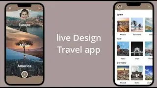 figma live Design travel app #figmatips #figmatutorial #figmadesign #figmacomponents #figma