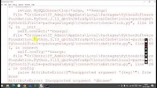Python cursor to access data from mysql