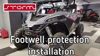 Footwell protection for CFMOTO ZFORCE 950 SPORT installation guide