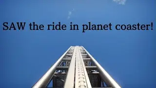 SAW the ride in Planet Coaster!