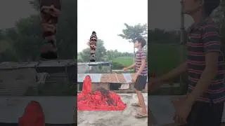 Sand Sculpture Falling Down to Manjete Pyari Lage - vfx magical video #shortsfeed #mmraaz #comedy