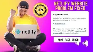 Netlify Page Not Found Error (netlify page not found after deploy)