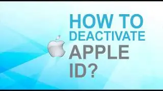How to deactivate apple ID?