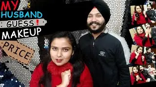 My Husband GUESS My Makeup Price || Challenge