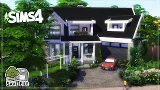BASEGAME SUBURBAN HOUSE🏡 | NomsSaveFile Collab | SIMS4 | Speedbuild | NoCC