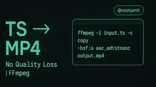 How to convert TS to MP4 Without Re-Encoding using FFmpeg | Fast & Lossless (Hindi Tutorial)