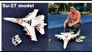 اختبار نموذج طائرة بجامعة (HUST) بالصين (تصوير أرضي) - Su 27 model
