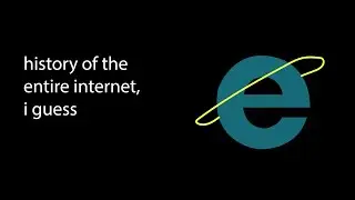 history of the entire internet, i guess