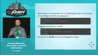 Lon Ingram - Chasing Waterfalls: Real world Front End Optimization
