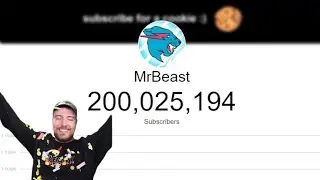 MrBeast hitting 200 Million Subscribers! 😳