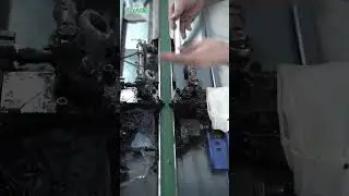 Manually apply butyl sealant to the aluminum spacer bar #insulatingglass #doubleglazing