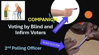 VOTING BY BLIND AND PHYSICALLY INFIRM VOTERS || COMPANION || RULE 49N || SECRECY OF VOTING ||