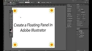Floating Panel in Adobe Illustrator