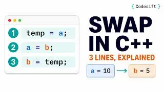 How to Swap Two Numbers in C++ Using a Third Variable