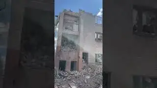 Последствия Обстрела БАХМУТА Consequences of the Shelling of BAKHMUTA