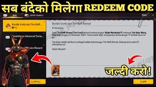 Black Bunny Bundle Redeem Code | Bunny Bundle Redeem Code Today | Free Fire Redeem Code 