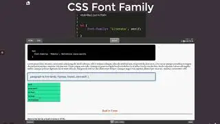 The Basics: #15 Change Font Family in CSS