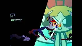 mugen blossom/bubbles/buttercup vs spiderman/miles/spider-gwen