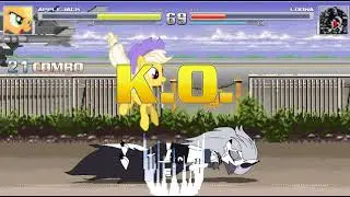 (M.U.G.E.N) Applejack vs Loona