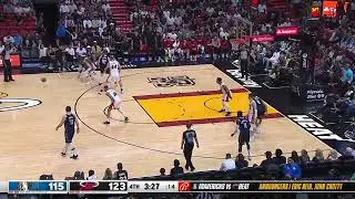 Jimmy Butler steal and easy dunk