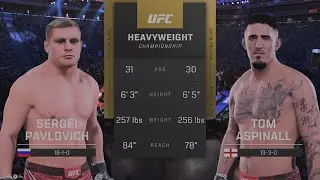 🔴 UFC 295: Sergei Pavlovich vs Tom Aspinall | Full Fight & Highlights | 