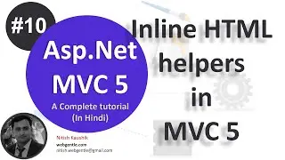 (#10) Inline HTML helpers in MVC 5 | HTML Helpers in MVC 5 |  MVC tutorial for beginners in .net c#