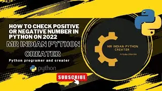 How to check positive or negative number in python on 2022