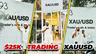 I Visited The Famous XAUUSD Trader's Restaurant And Made $10K Live Trading XAUUSD
