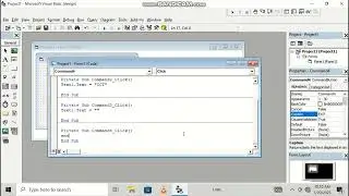 VB 6.0,COMMAND BUTTONS AND TEXTBOXES