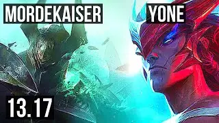 MORDE vs YONE (MID) | 6/1/4, 600+ games | NA Grandmaster | 13.17