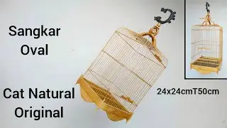 Sangkar kotak sudut lengkung (oval) alami