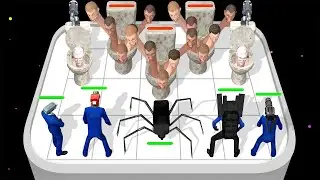 MERGE TOILET RUN - Merge Skibidi Monster ⭐ Merge Battle (Part 2)