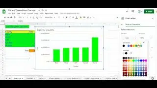 Google Sheets T3 Bar Charts