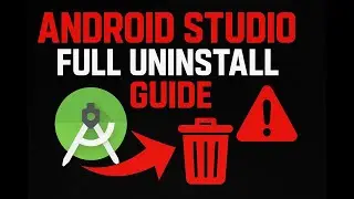 How to Completely Uninstall Android Studio + Flutter from Windows ||  complete Guide